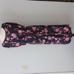 Flower print dress